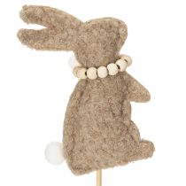 Produkt Dekoracyjna figurka w kształcie zajączka wielkanocnego, idealna do wiosennych dekoracji i sezonowych akcentów, 42 cm, 8 sztuk