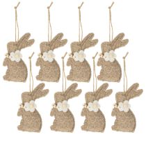 Produkt Zajączek wielkanocny wiszący, idealny dodatek dekoracyjny do dekoracji okna, 14 cm, 8 sztuk