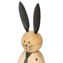 Produkt Drewniana figurka dekoracyjna królik, idealna do spokojnej i ponadczasowej dekoracji, 15 cm, 2 sztuki