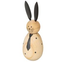 Produkt Drewniana figurka dekoracyjna królik, idealna do spokojnej i ponadczasowej dekoracji, 15 cm, 2 sztuki