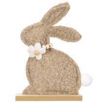 Produkt Figurka Zajączka Wielkanocnego, wiosenna dekoracja zwierzątka do salonu i stołu, 18 cm, 6 szt.