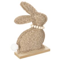 Produkt Figurka Zajączka Wielkanocnego, wiosenna dekoracja zwierzątka do salonu i stołu, 18 cm, 6 szt.