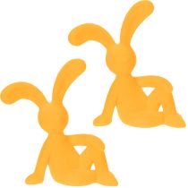 Produkt Dekoracyjny zajączek wielkanocny wykonany z plastiku, idealny jako dekoracja i pomysł na prezent, 20cm, 2 sztuki
