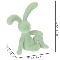 Produkt Dekoracyjna figurka zajączka wielkanocnego do stylowej dekoracji domu i na Wielkanoc, 22 cm, 2 sztuki