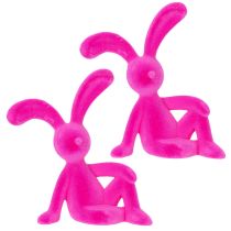 Produkt Dekoracyjny siedzący królik jako wiosenna ozdoba salonu lub biura, 22 cm, 2 sztuki