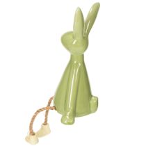 Produkt Ceramiczna półka dekoracyjna w kształcie zajączka wielkanocnego, tworząca radosną atmosferę, 22 cm, 2 sztuki