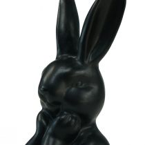Produkt Królik myślący Popiersie królika czarne 7×6×15cm