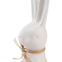 Produkt Ozdoba z głową królika Zając wielkanocny biały królik ceramiczny 17cm