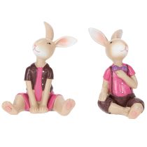 Produkt Zestaw figurek Zajączka Wielkanocnego, urocza dekoracja stołu na Wielkanoc i wiosnę, 9 cm, 4 sztuki