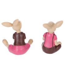 Produkt Zestaw figurek Zajączka Wielkanocnego, urocza dekoracja stołu na Wielkanoc i wiosnę, 9 cm, 4 sztuki