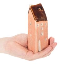 Produkt Dekoracyjny ceramiczny domek w miniaturze z oknami, 14 cm, 3 sztuki