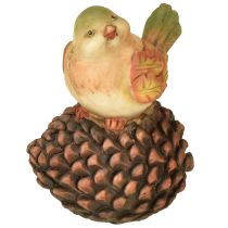 Produkt Ozdoba jesienna ptak ozdoba w kształcie stożka figurka ptak jesień wys. 19cm