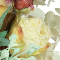 Produkt Wianek na drzwi eukaliptusowy wianek eukaliptusowy sztucznie bielony Ø50cm