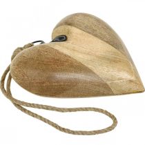 Produkt Serce drewniane, ozdobne serce do zawieszenia, dekoracja serca W19cm