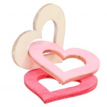 Produkt Serduszka do posypania różowe, różowe, naturalne 4cm 72 szt