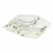 Produkt Deco jeleń flokowany/śnieżony 27,5cm 2 szt