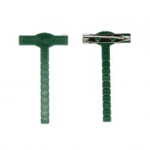Produkt Wpinka ślubna zielona, srebrna 2,6cm x 5cm 50 szt