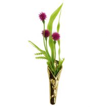 Produkt Przypinka ślubna z magnesem złota 5cm