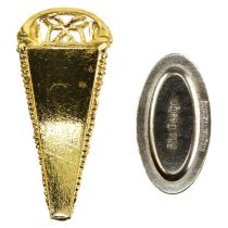 Produkt Przypinka ślubna z magnesem złota 4,5cm