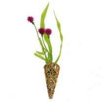 Produkt Przypinka ślubna z magnesem złota 4,5cm