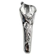 Przypinka ślubna z magnesem srebrna 5cm