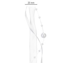 Produkt Wstążka ślubna biała 20mm 5m