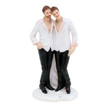 Figurka ślubna mężczyzna para 19cm