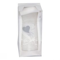 Produkt Świeca ślubna srebrna Świeca ślubna biała 220/85mm