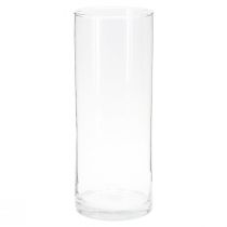 Produkt Wysoki szklany wazon szklany cylinder przezroczysty Ø12cm W30cm