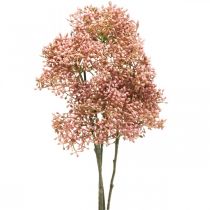 Produkt Gałązka sztucznego kwiatu czarnego bzu 52cm 4szt