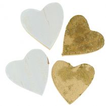 Produkt Drewniane serce w woreczku 2cm - 4cm 24 szt