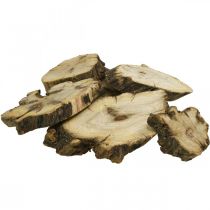 Drewniane krążki deco korzeń drewno rozproszone dekoracja drewno 3-8cm 500g