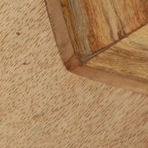 Produkt Drewniana dekoracja gwiazda dekoracja stołu z drewna mango naturalna Ø20cm