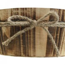 Drewniana miska dekoracyjna naturalne drewno Dekoracja rustykalna Ø22cm W10cm