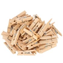 Produkt Spinacze drewniane mini spinacze ozdobne 3,5cm 50 szt.