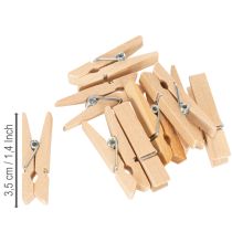 Produkt Spinacze drewniane mini spinacze ozdobne 3,5cm 50 szt.
