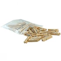 Produkt Klips drewniany mini spinacz do bielizny ozdobny klips 3,5cm 50 szt