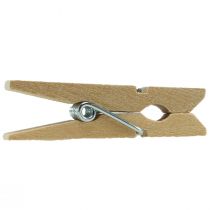 Produkt Klips drewniany mini spinacz do bielizny ozdobny klips 3,5cm 50 szt