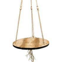 Produkt Huśtawka na rośliny, taca na kwiaty na linie, wiszący kosz z makramą Ø34cm L84cm