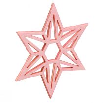 Produkt Gwiazdki drewniane Dekoracja świąteczna gwiazdki drewniane pomarańczowe 8cm 16 szt