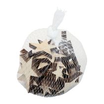 Produkt Drewniane gwiazdki dekoracja rozproszona świąteczna naturalna 3/5/7cm 29 szt