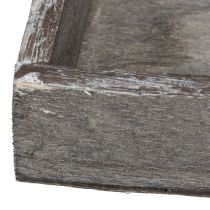 Produkt Rustykalna taca dekoracyjna do stylowej dekoracji stołu, 15 cm, 4 sztuki