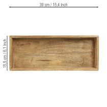 Produkt Taca drewniana prostokątna taca ozdobna drewniana 39×15,5×4cm 2szt
