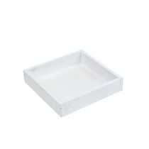 Produkt Taca drewniana biała taca kwadratowa 14cm × 14cm × 3cm 5szt