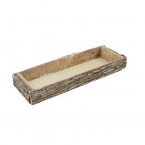 Produkt Taca drewniana z korą drzewa taca ozdobna naturalna 40×15×5cm 3szt