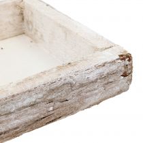 Produkt Taca drewniana z korą naturalną bieloną 59×20cm 2szt