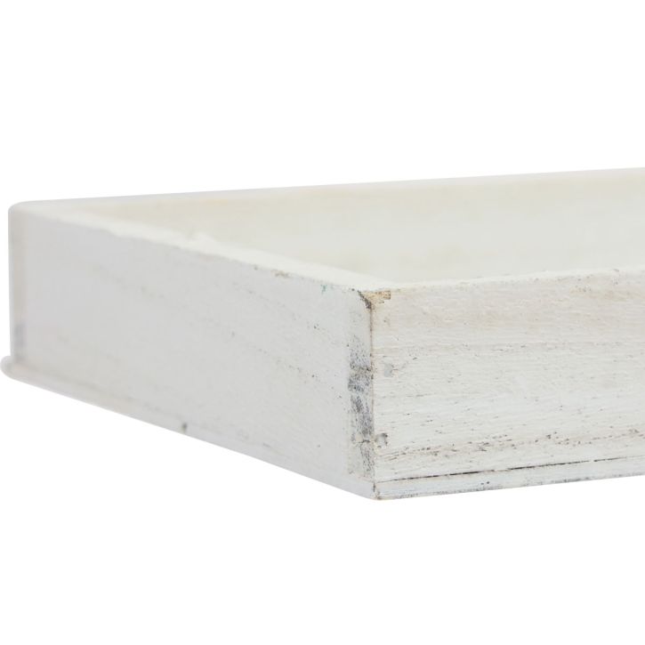 Produkt Taca drewniana biała taca dekoracyjna shabby chic z drewna 35×15×3cm
