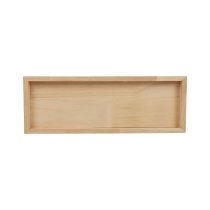 Taca drewniana Taca dekoracyjna drewniana prostokątna naturalna 40×14×2,5cm