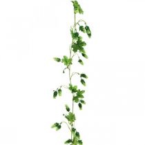 Girlanda chmielowa dekoracja ogrodowa sztuczna roślina lato 185cm zielona