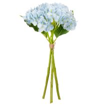 Produkt Sztuczne kwiaty hortensji, realistyczny wygląd, do dekoracji salonu, 34 cm, 3 sztuki